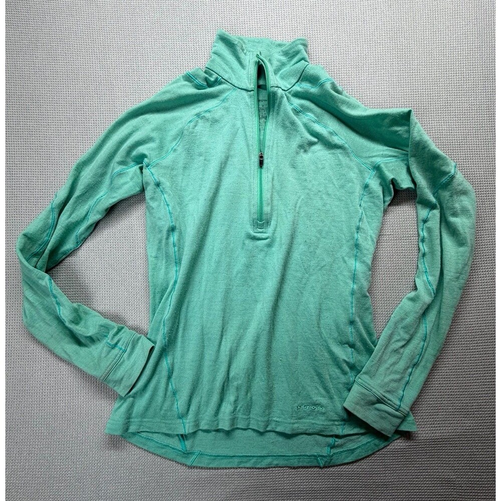 Patagonia Wool Blend Half Zip Baselayer - Medium